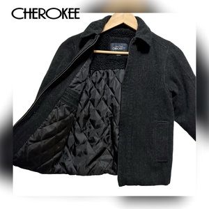 CHEROKEE Black Full Zip Youth Jacket (Size Small) Free Shipping